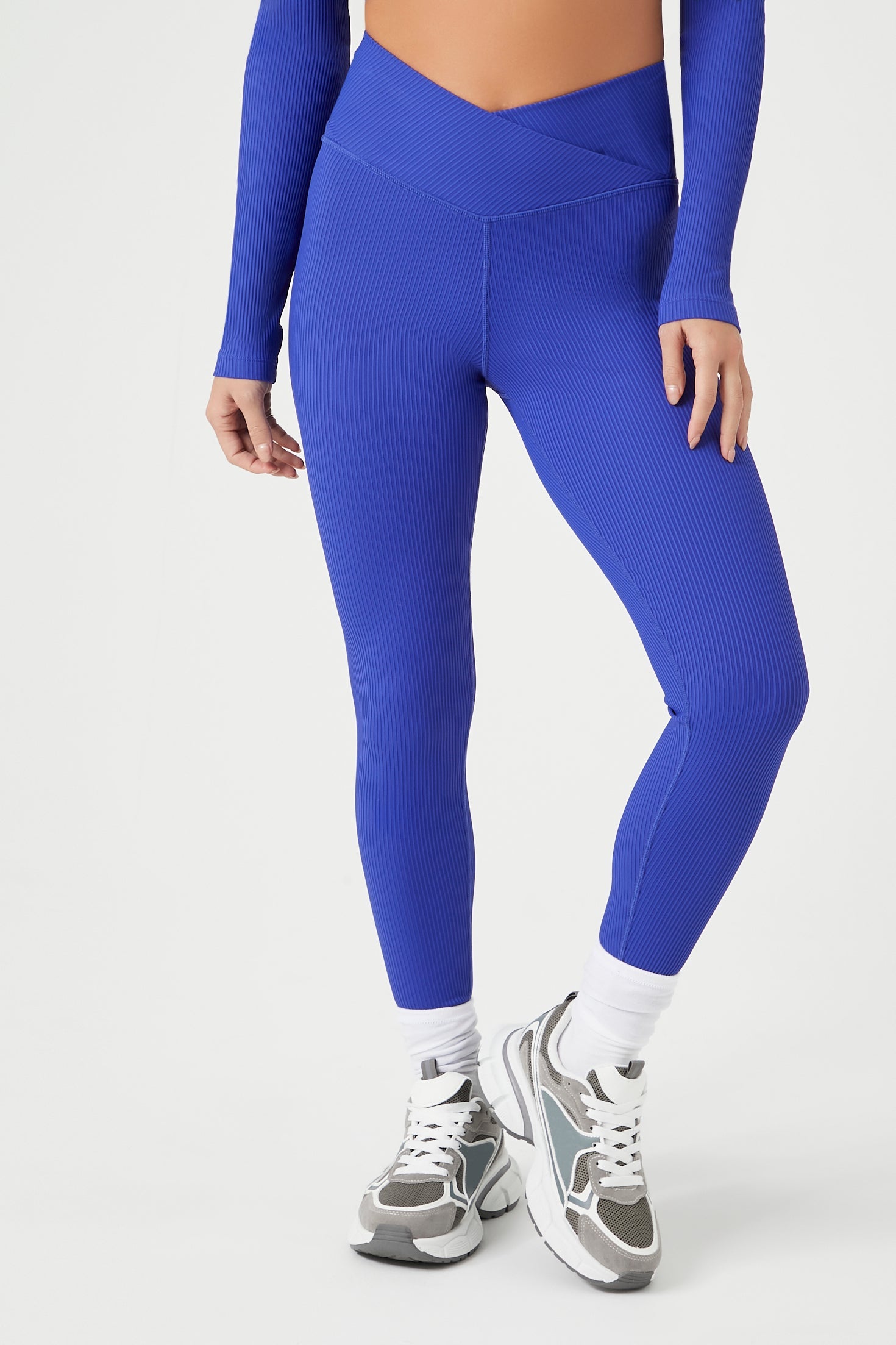 Active Ribbed Surplice Leggings