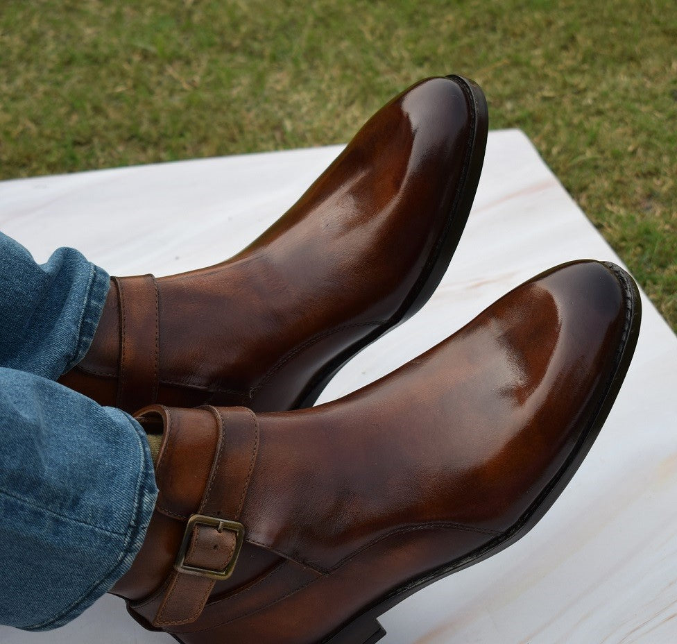 Adam Jodhpur Handmade Boots