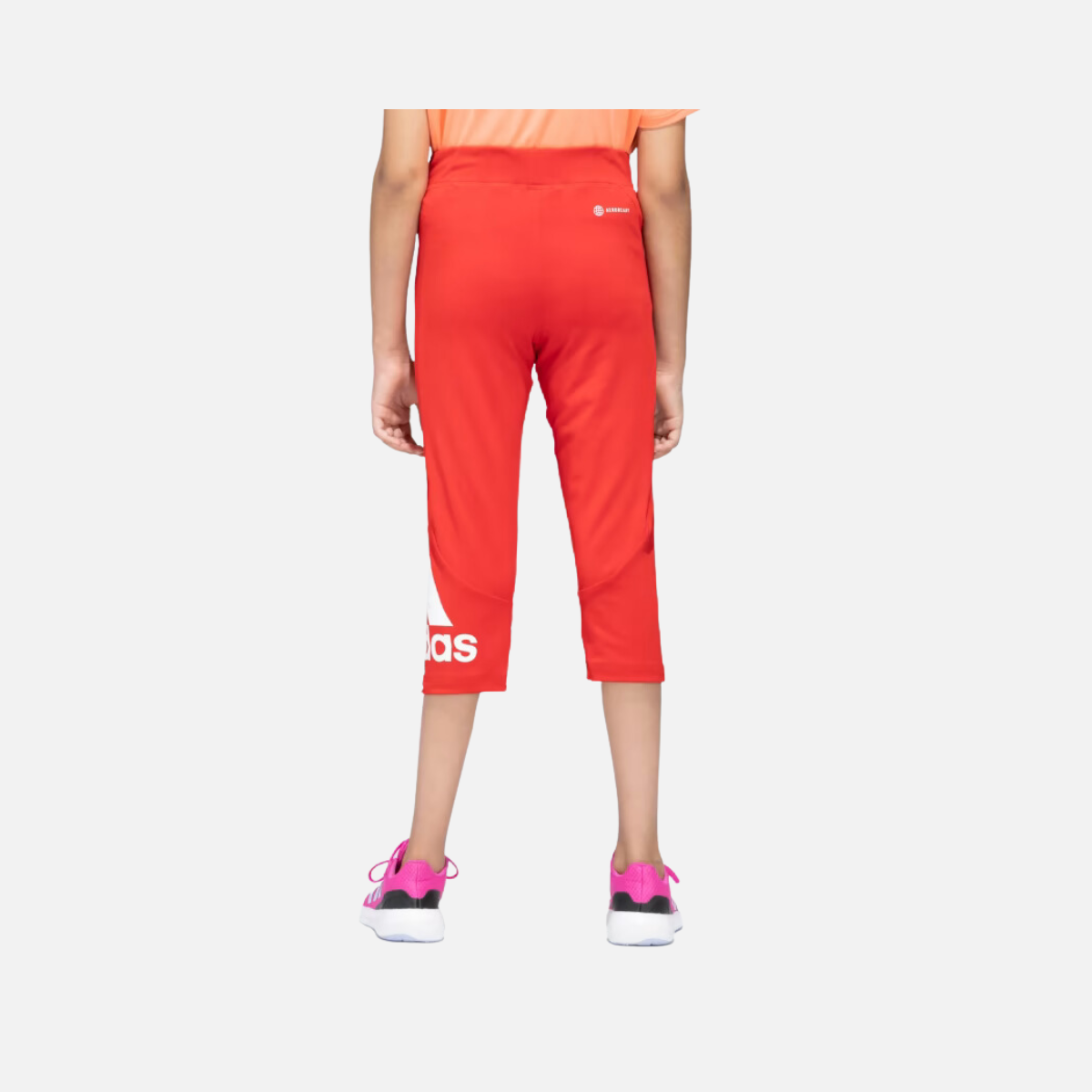 Adidas Girls LIN Tights (7-15 Year) -Better Scarlet