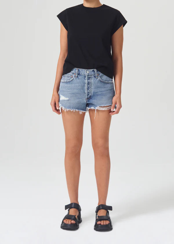 Agolde - Parker Vintage Cut Off Short - Grudge