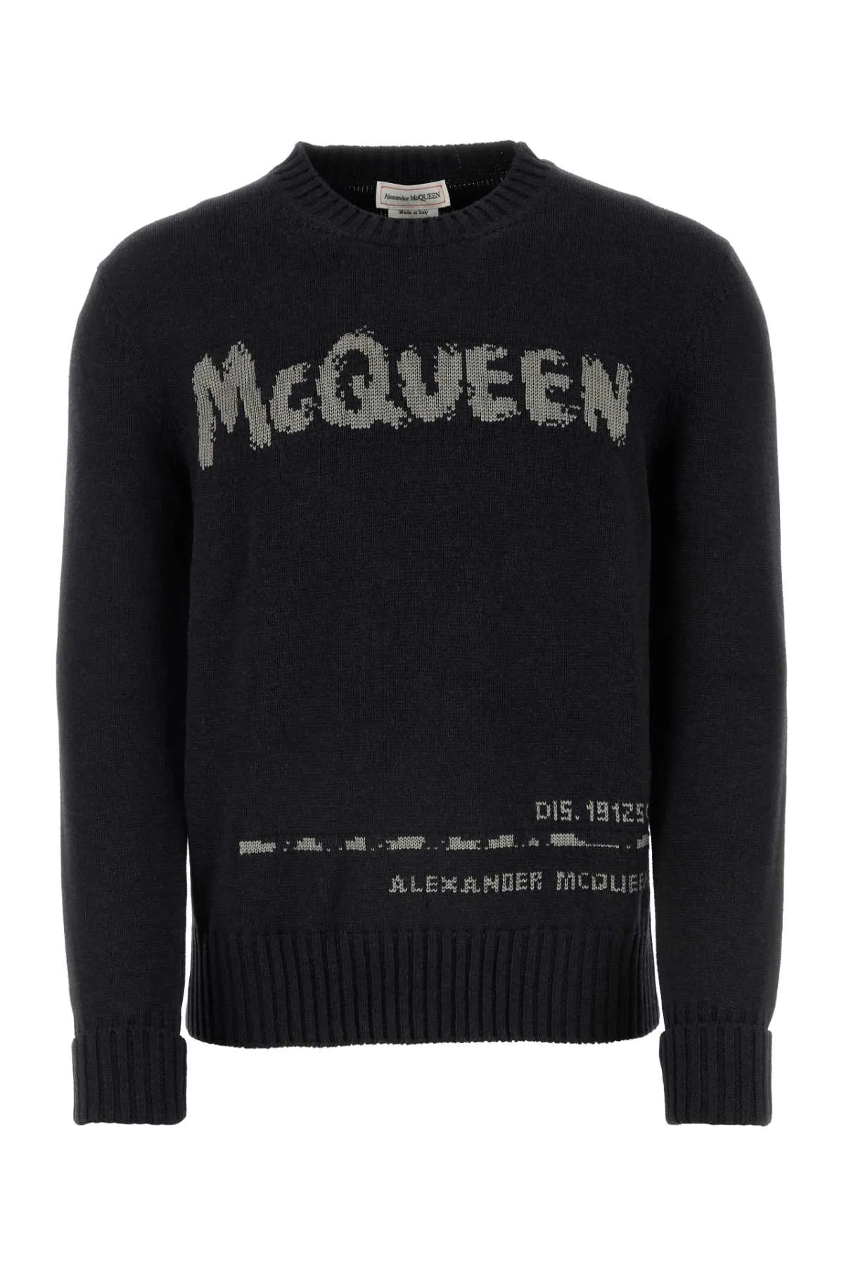 Alexander Mcqueen Charcoal Cotton Sweater