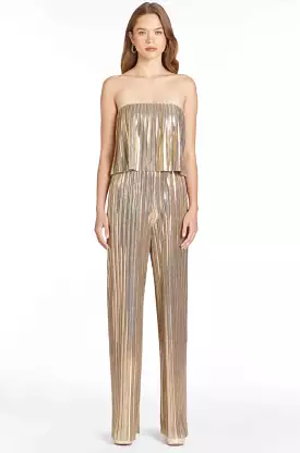 Amanda Uprichard - Collina Jumpsuit - Gold