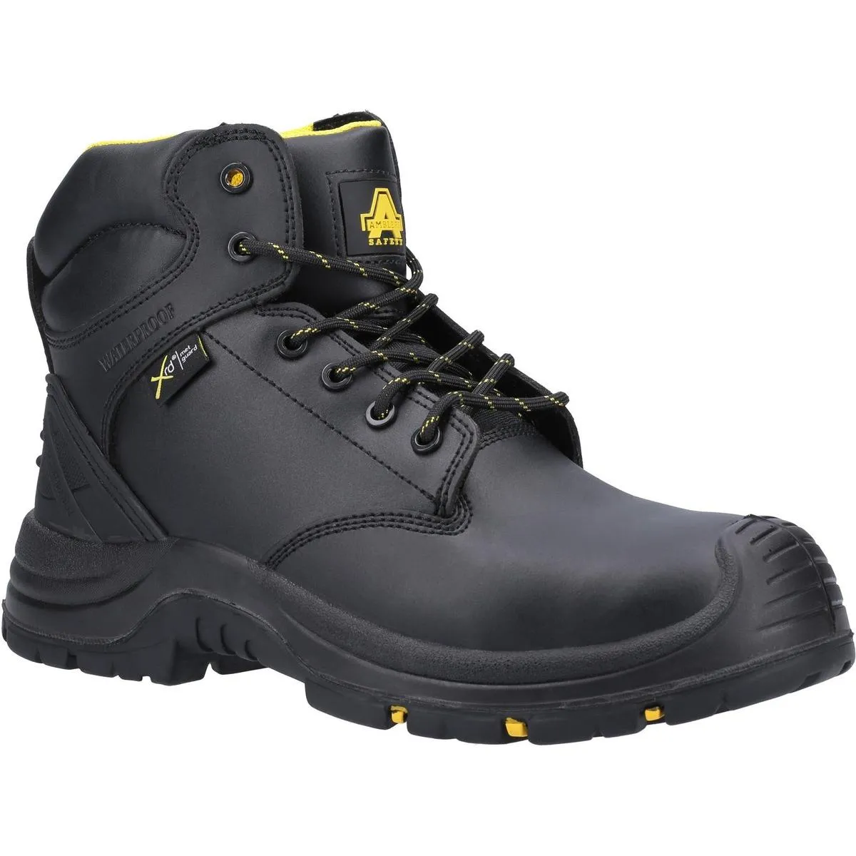 Amblers Safety AS303C Wrekin Metal Free Metatarsal Waterproof Safety Boot Black