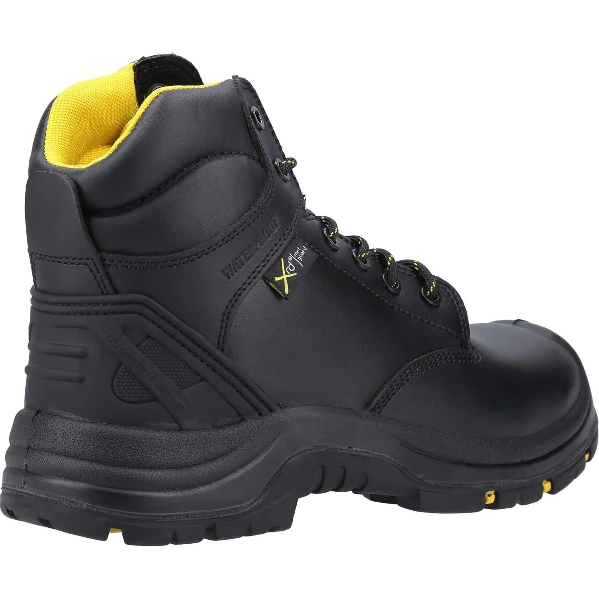 Amblers Safety AS303C Wrekin Metal Free Metatarsal Waterproof Safety Boot Black