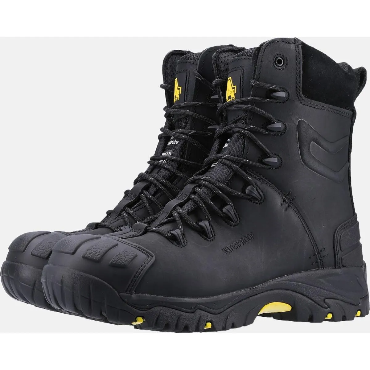 Amblers Safety FS999 Hi Leg Composite Safety Boot With Side Zip Black