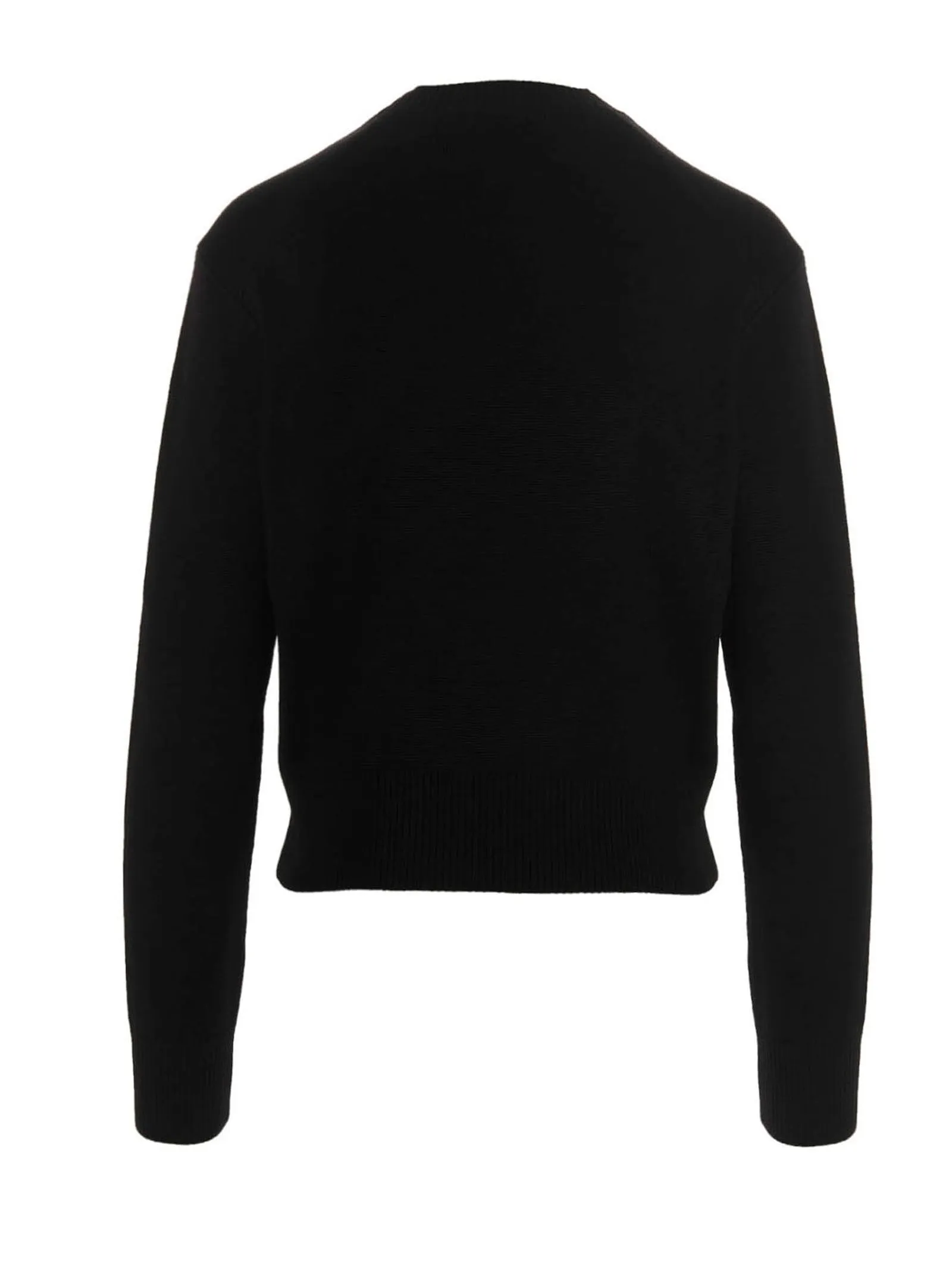 AMI Logo Embroidered Knitted Jumper