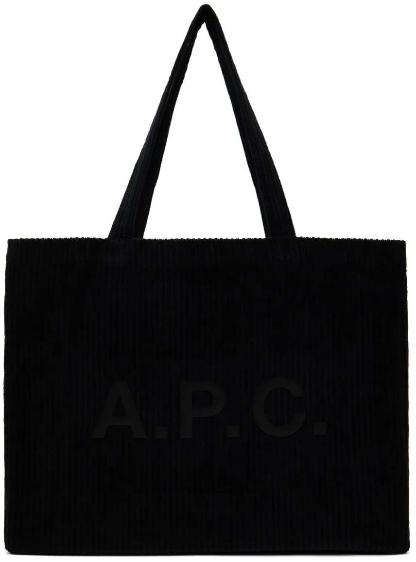 A.P.C. Black Diane Shopping Tote