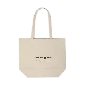 Apparel Aces Canvas Shopping Tote