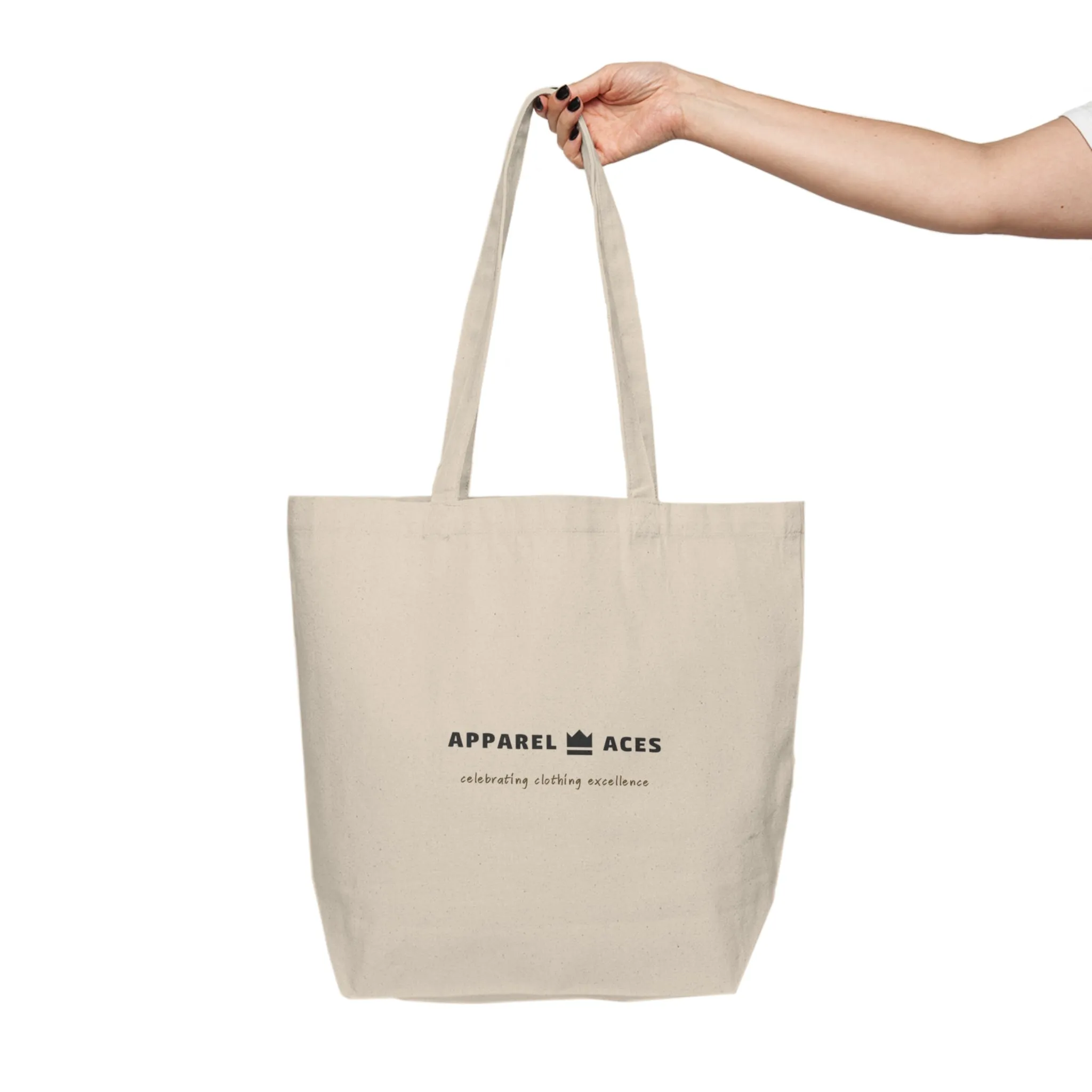 Apparel Aces Canvas Shopping Tote