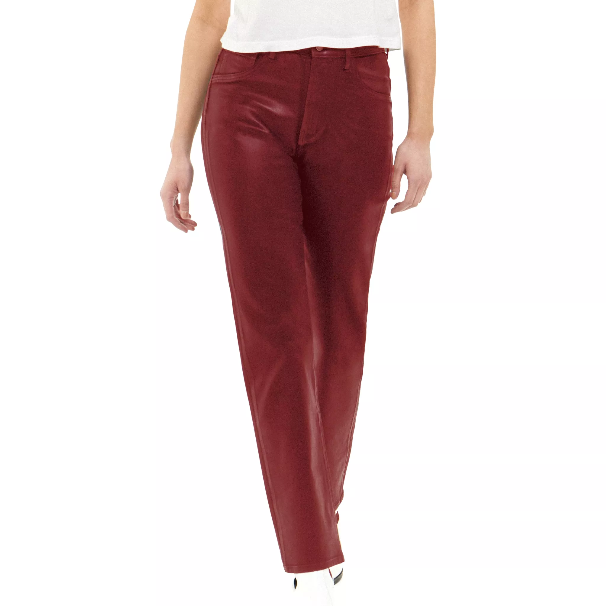 Articles of Society | The Haute Look Coated Red Jeans