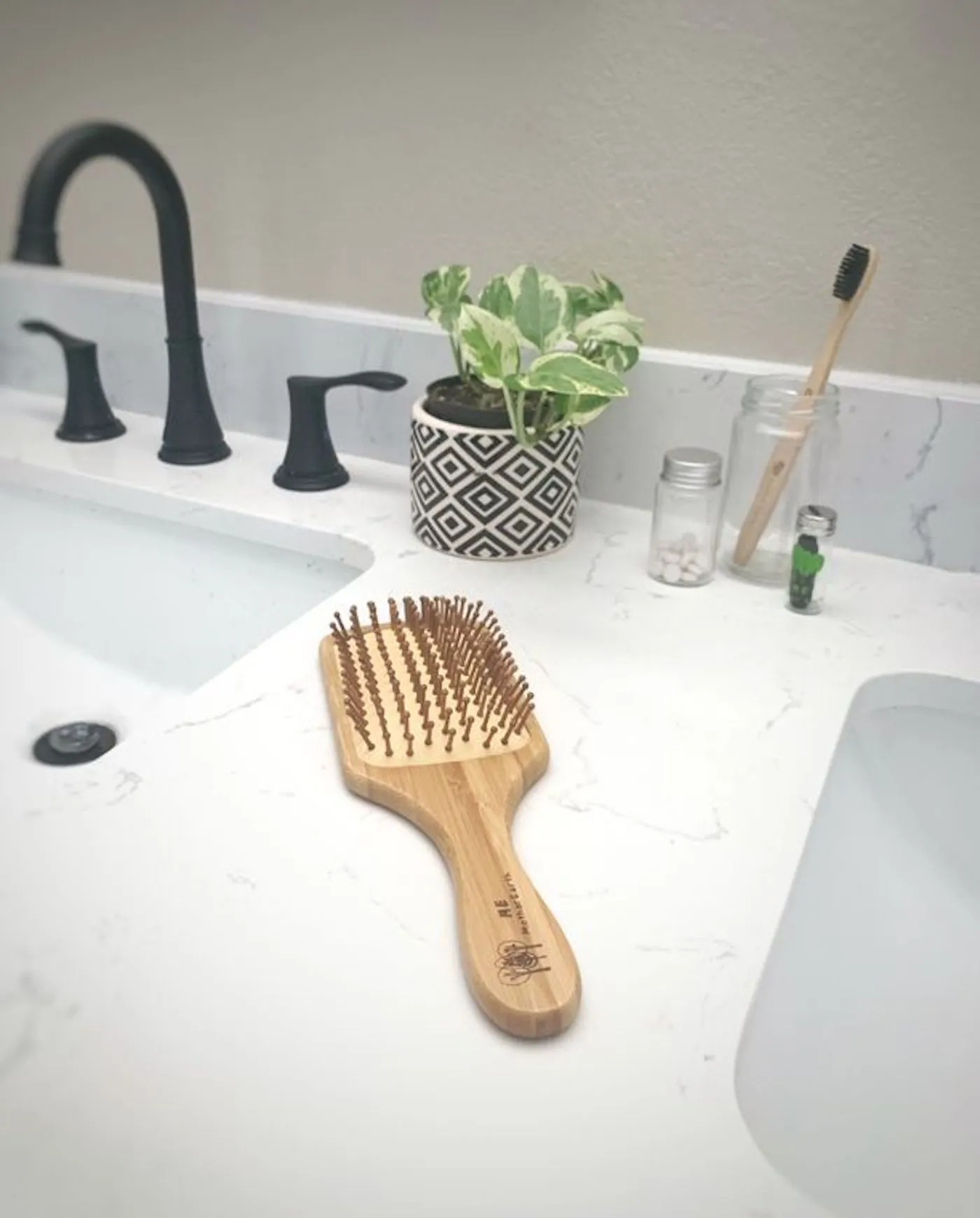 Bamboo Paddle Hairbrush