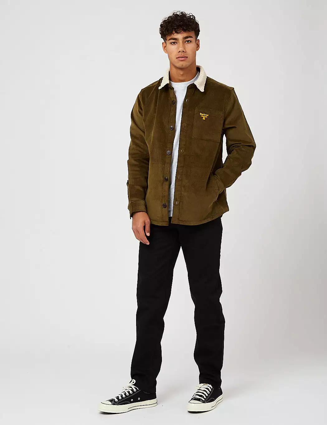 Barbour Beacon Thinford Overshirt - Uniform Green