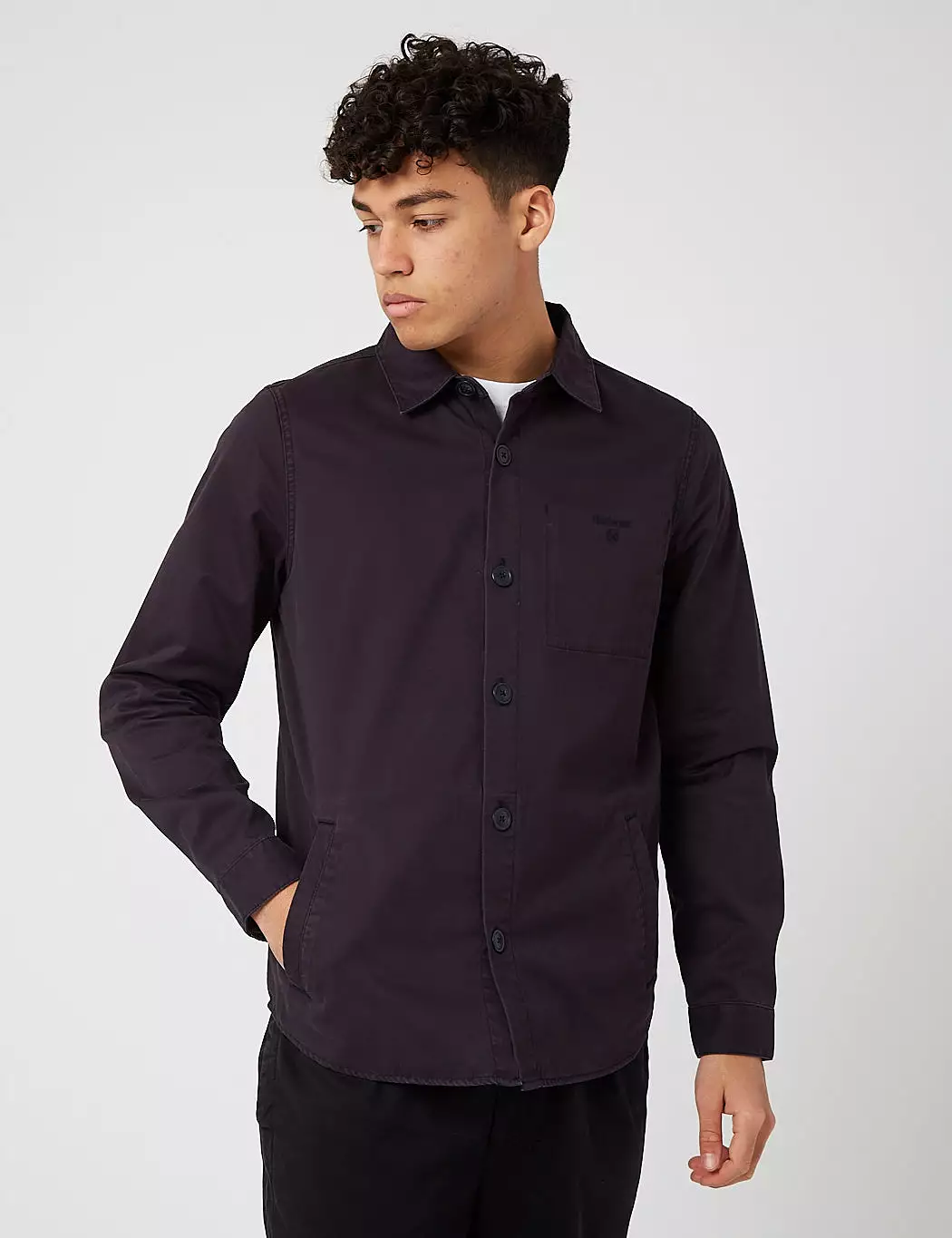 Barbour Dunrobin Overshirt - Navy Blue