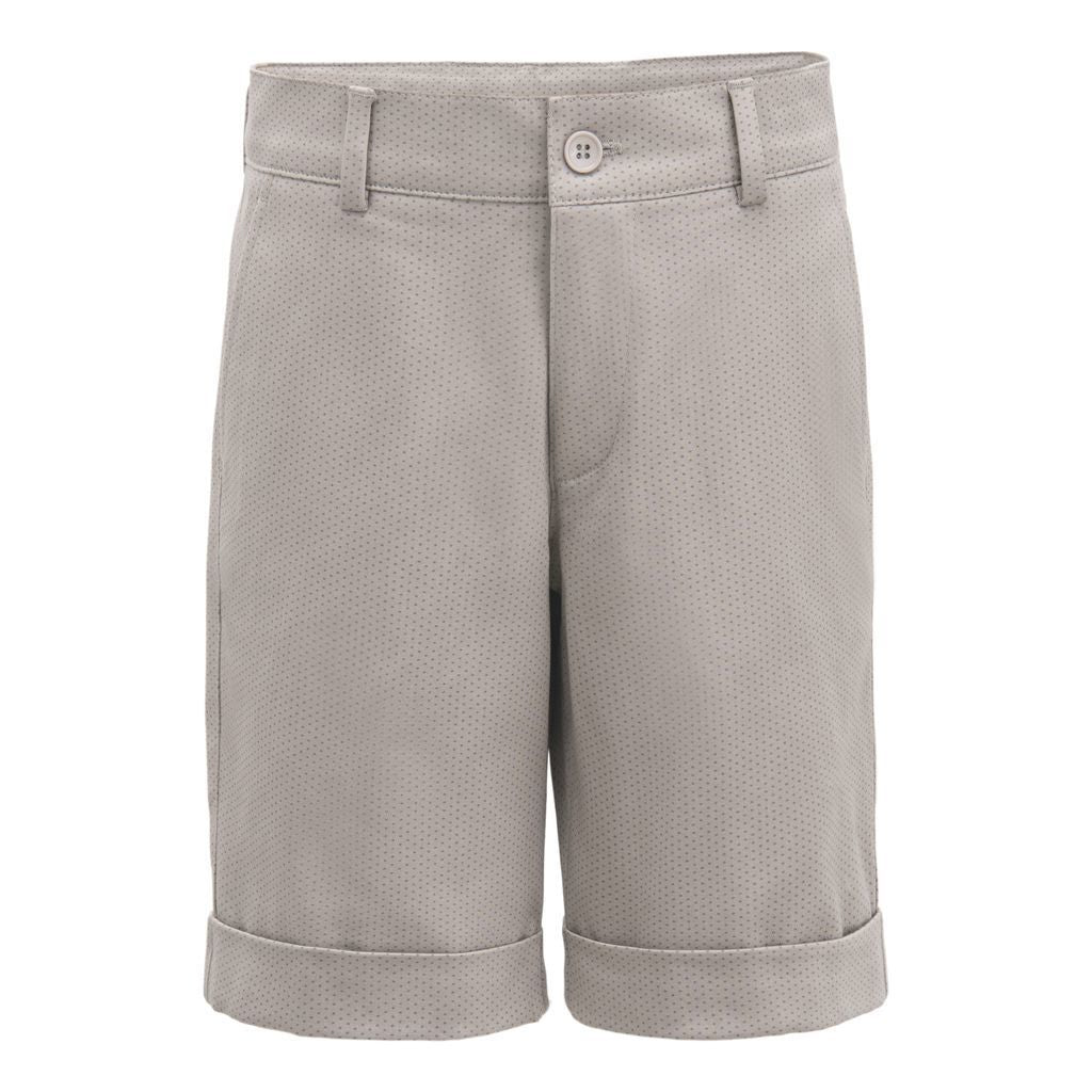 Beige Casual Shorts