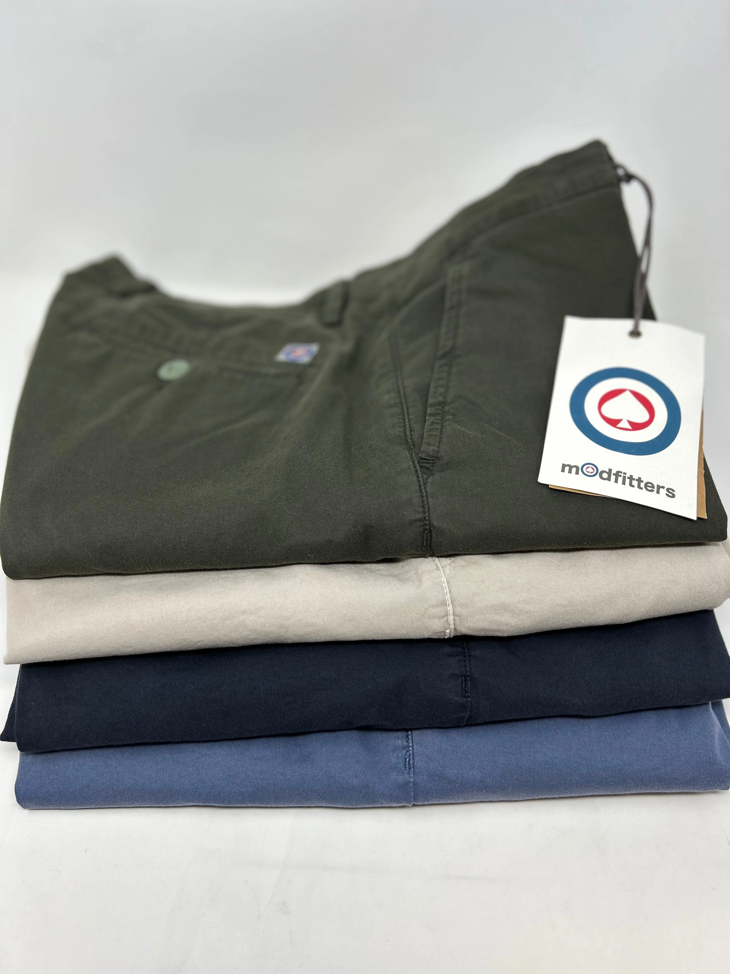 BERMUDA  CHINOS MODFITTERS BLU