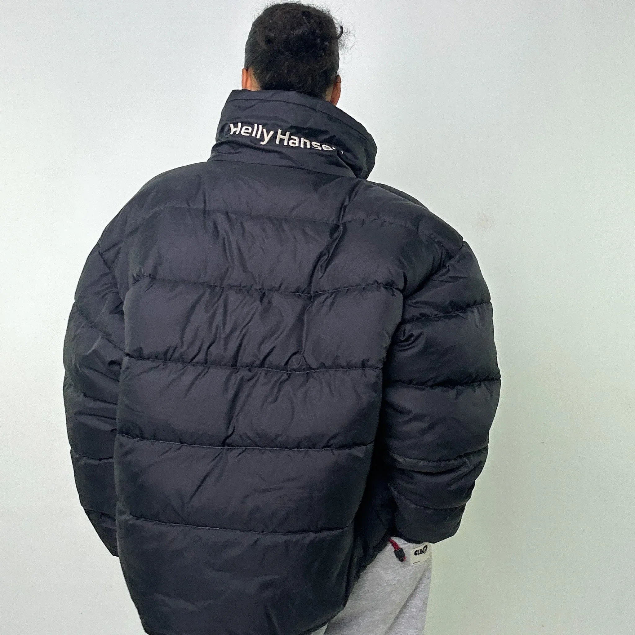 Black 90s Helly Hansen Puffer Jacket Coat (XL)