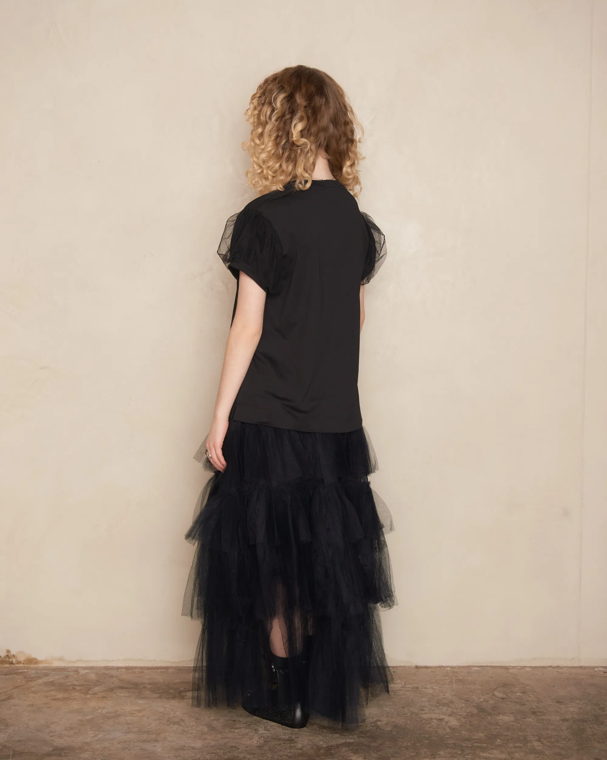 Black Long Tutu Skirt