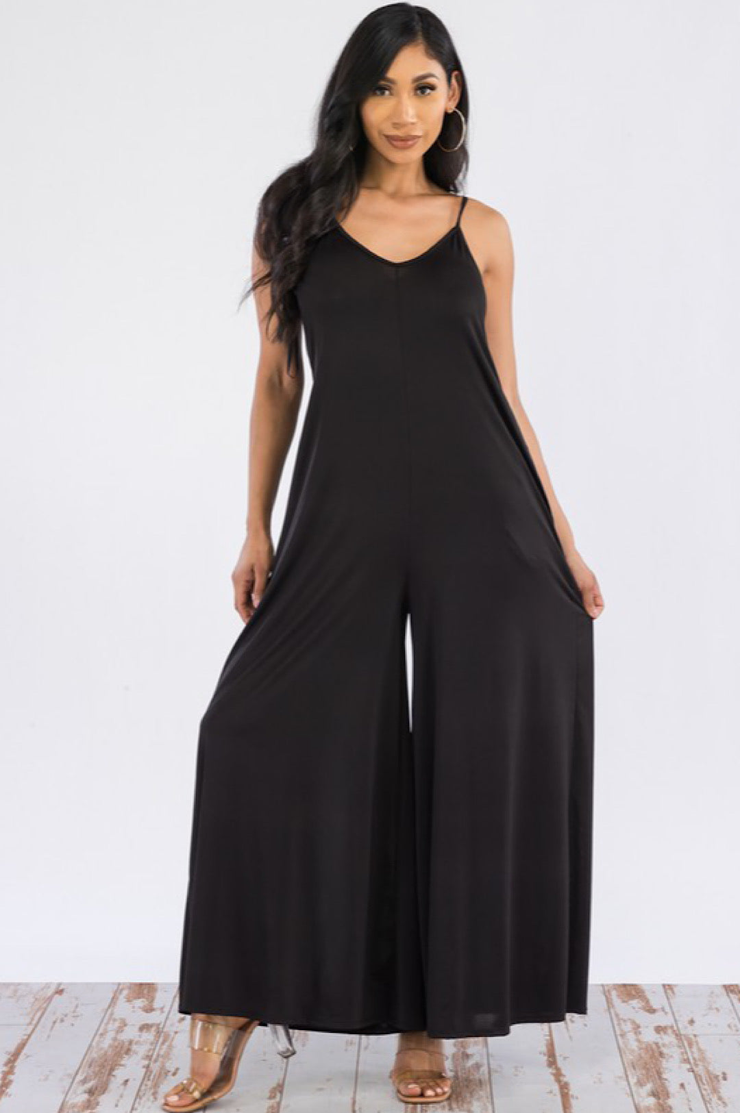 Black Wide Leg Jumpsuit