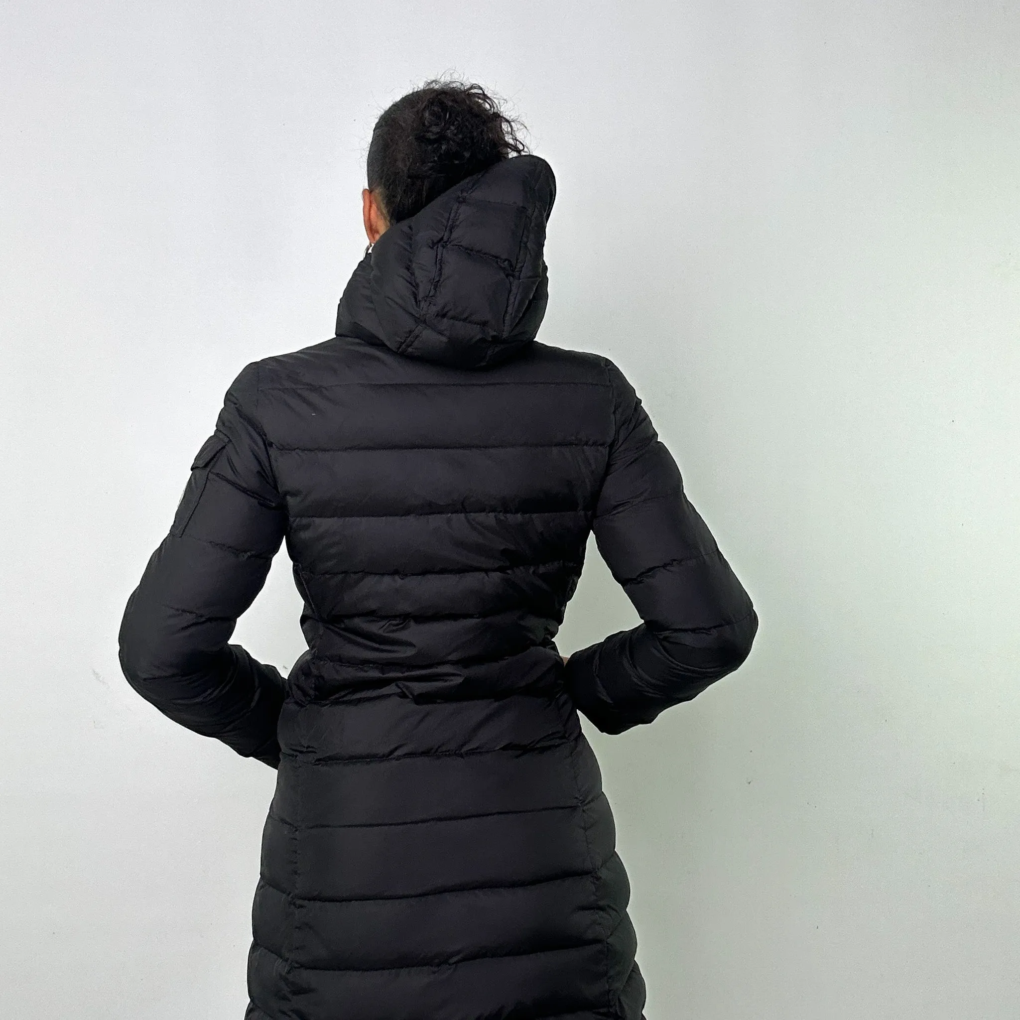 Black y2ks Moncler Moka Long Puffer Jacket Coat (XS)