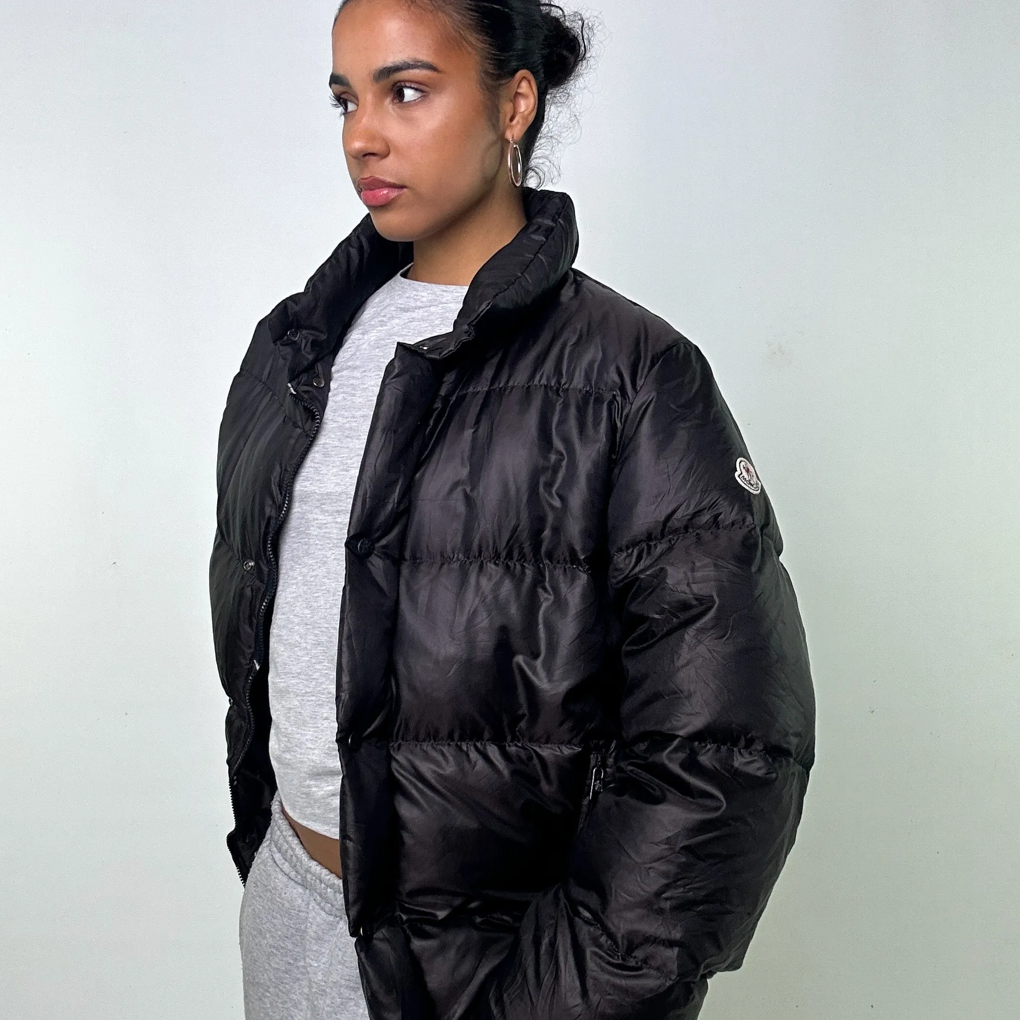 Black y2ks Moncler Puffer Jacket Coat (L)