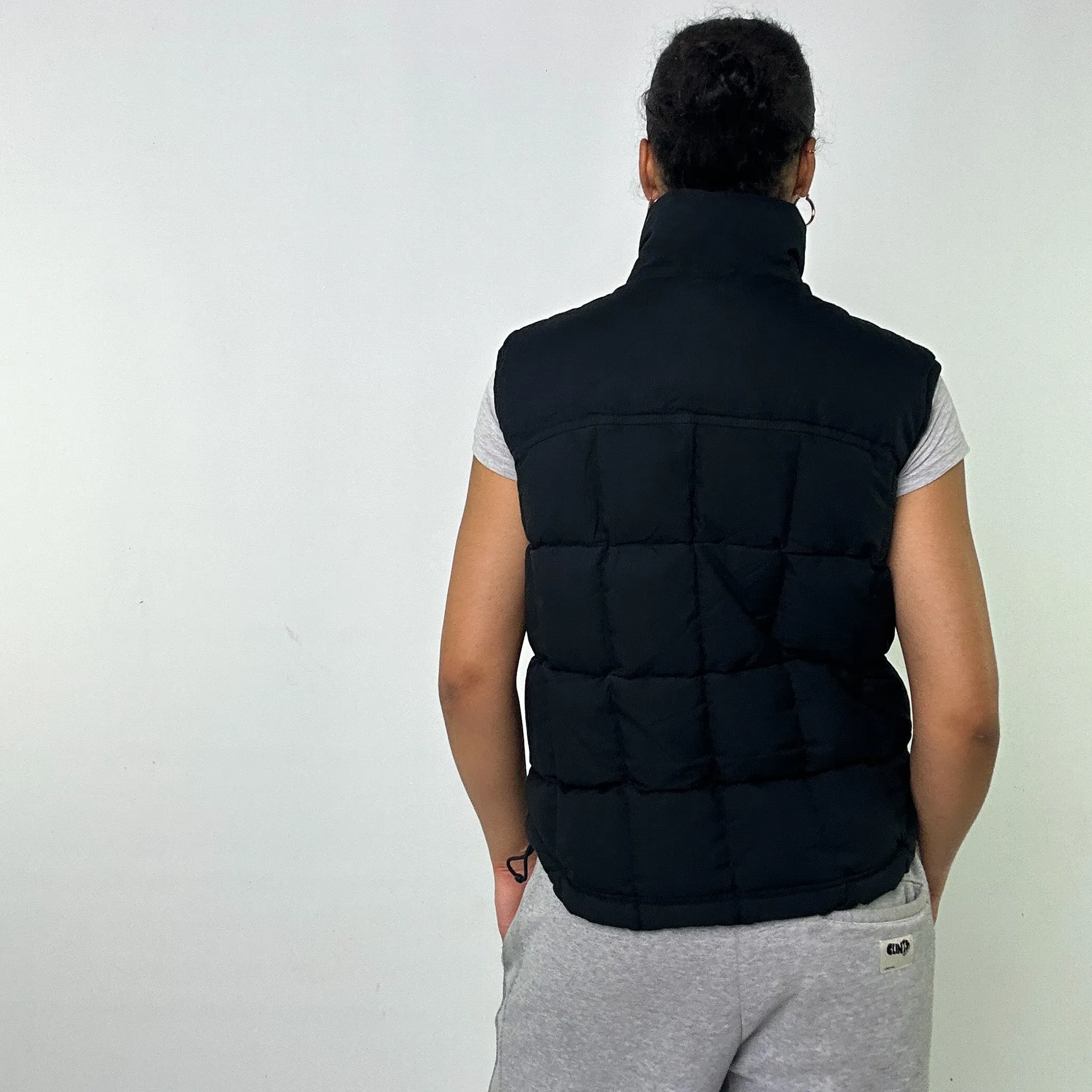 Black y2ks NIKE Puffer Jacket Coat Gilet (XS)