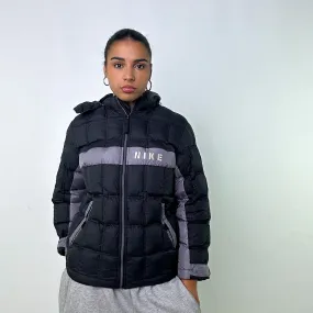 Black y2ks NIKE Puffer Jacket Coat (XS)