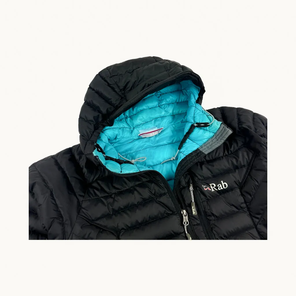 Black y2ks Rab Microlight Alpine Jacket Coat (S)