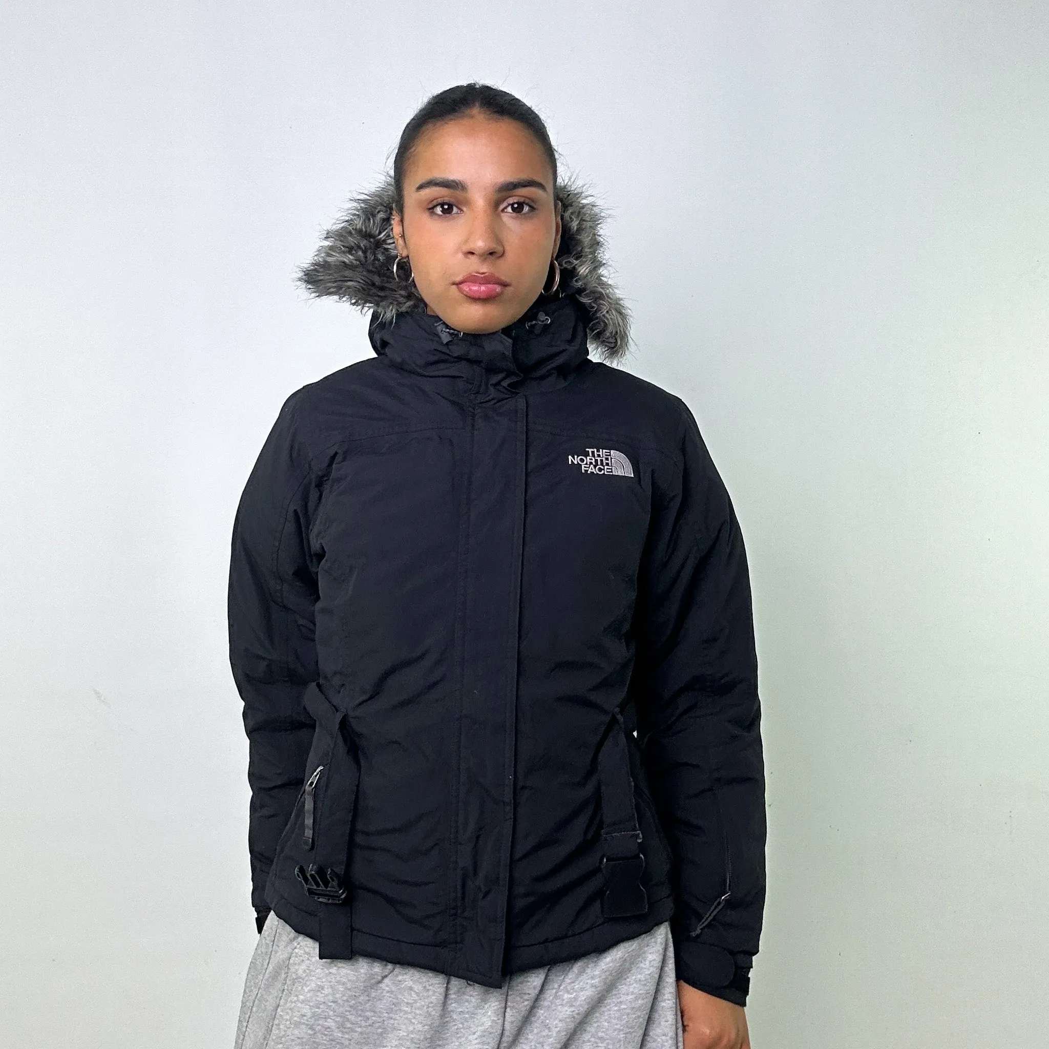 Black y2ks The North Face 550 Series Puffer Jacket Coat (S)