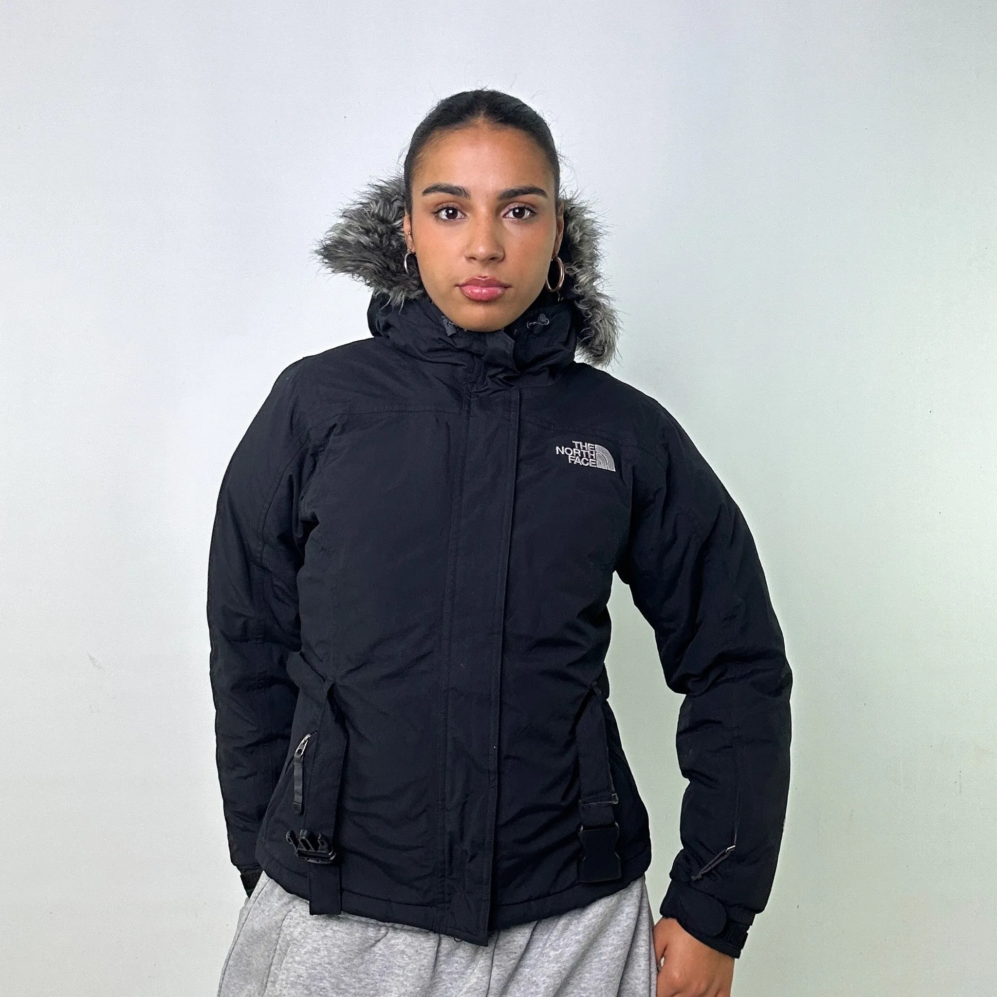 Black y2ks The North Face 550 Series Puffer Jacket Coat (S)