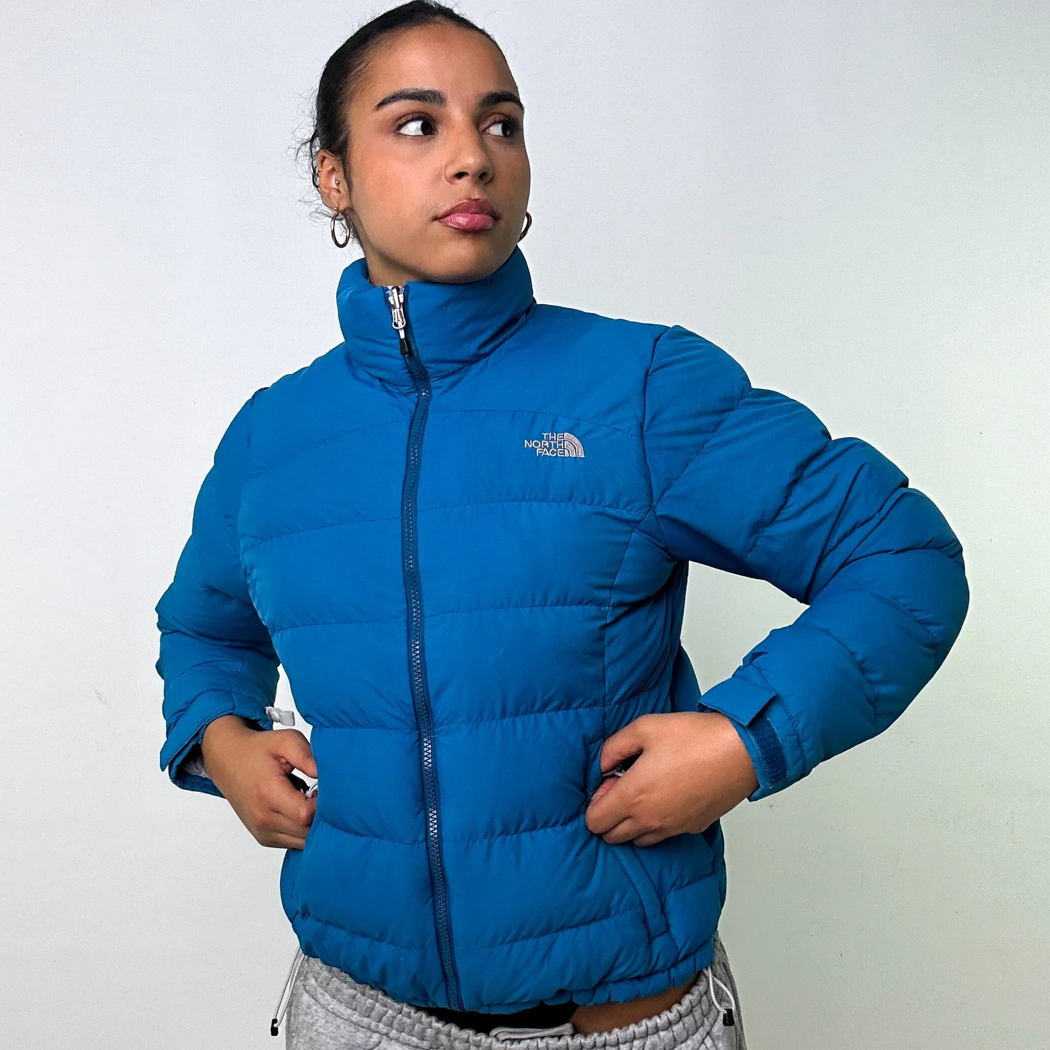 BLUE Y2KS THE NORTH FACE 700 SERIES PUFFER JACKET COAT (