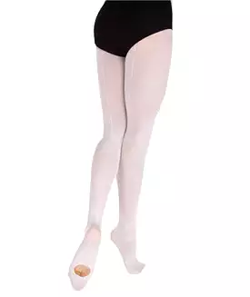 Body Wrappers Child Ultrasoft Microfiber Backseam Convertible Tights - C39