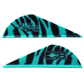 Bohning Blazer Vane Teal Tiger 2 - 100pk