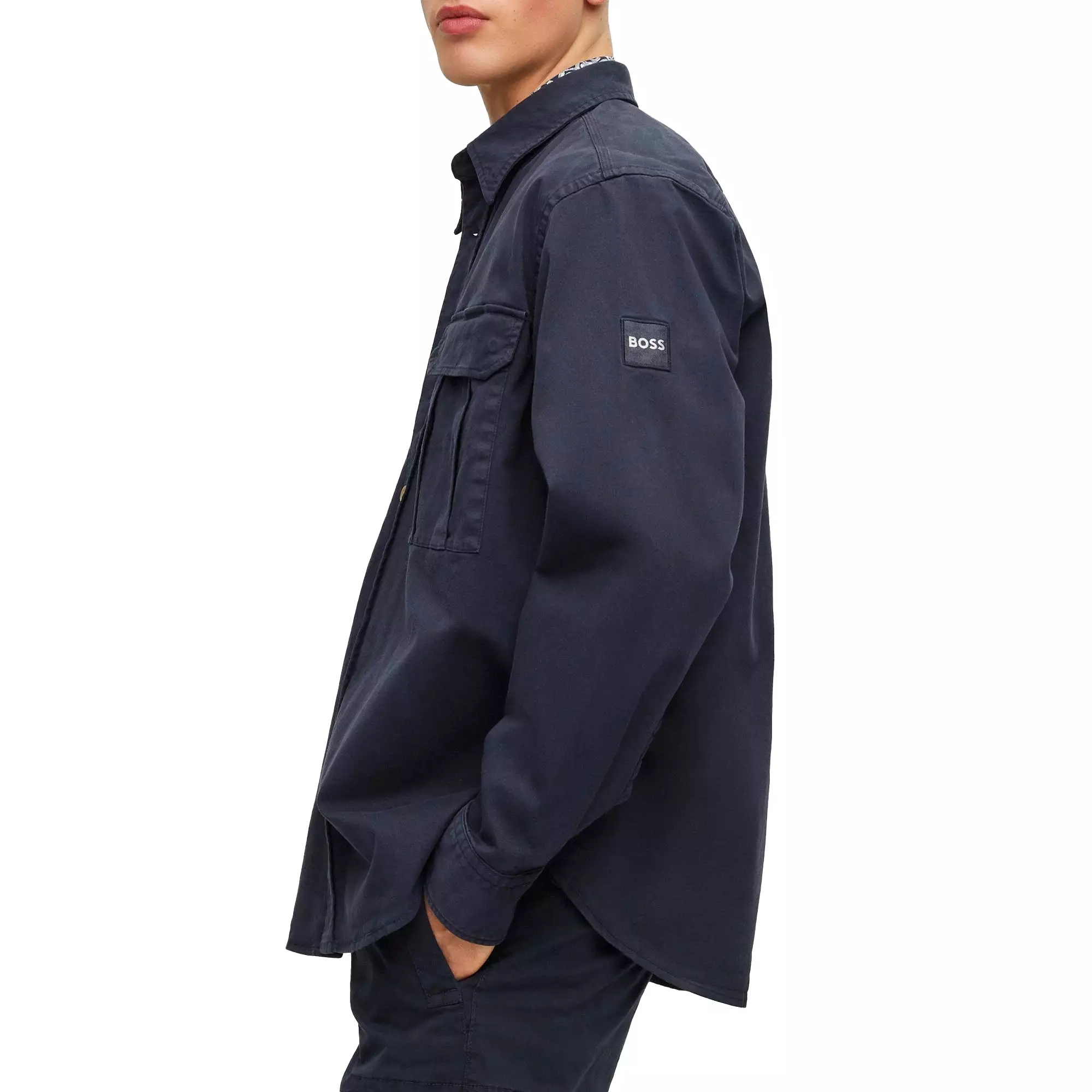 Boss Lisel Overshirt - Navy