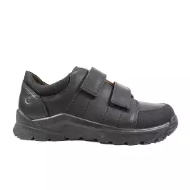 Boys Ricosta Shoes Strap Easy On Johno Sturdy Black