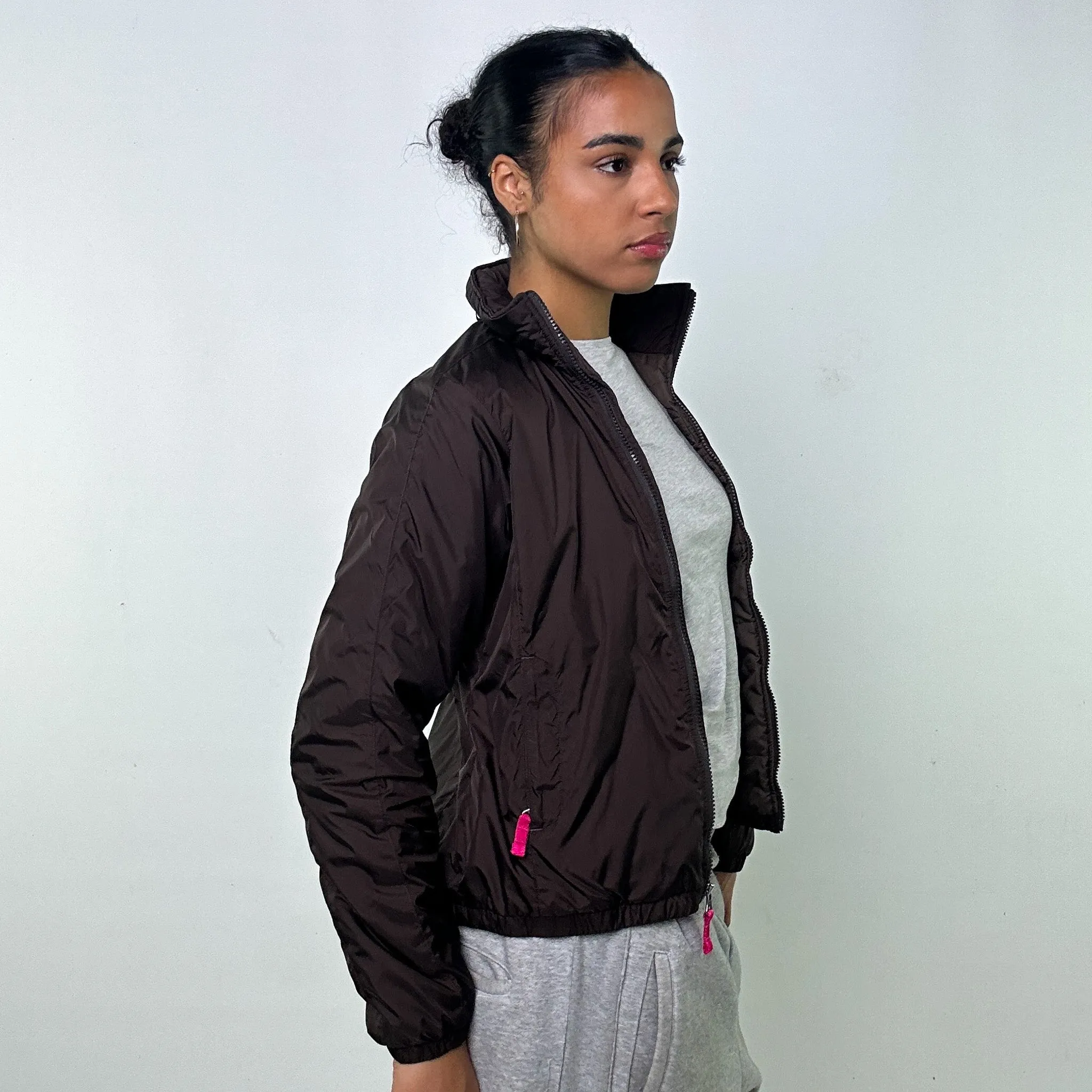 Brown 90s The North Face Puffer Jacket Coat (S)