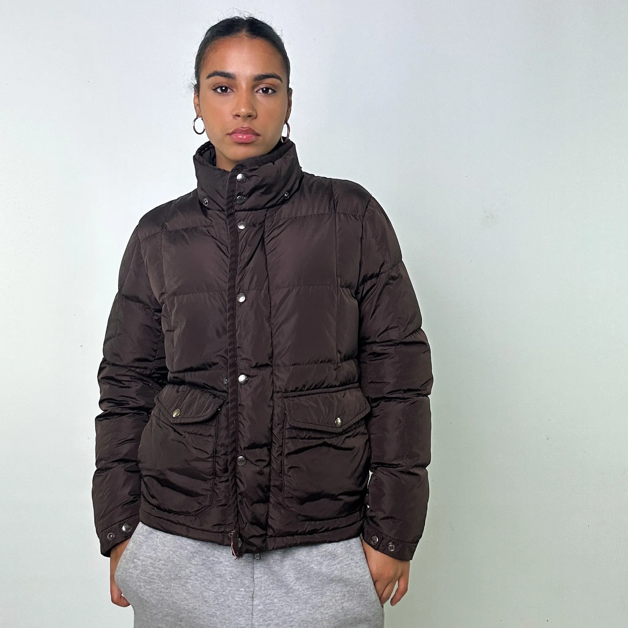 BROWN Y2KS MONCLER PUFFER JACKET COAT (