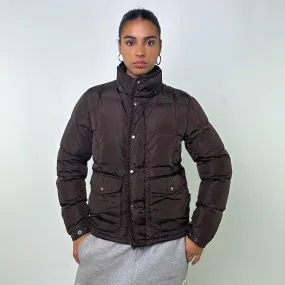 Brown y2ks Moncler Puffer Jacket Coat (M)