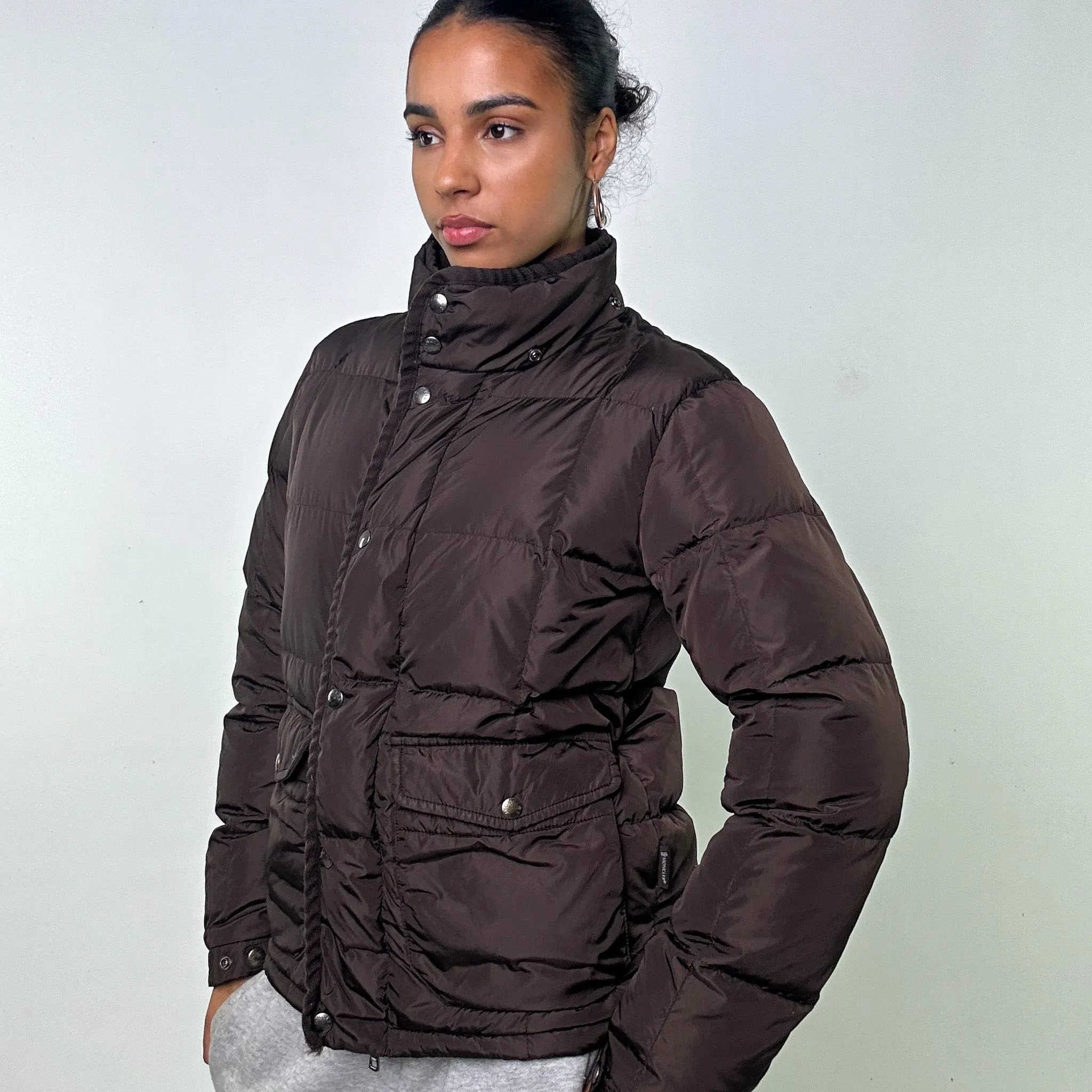 BROWN Y2KS MONCLER PUFFER JACKET COAT (