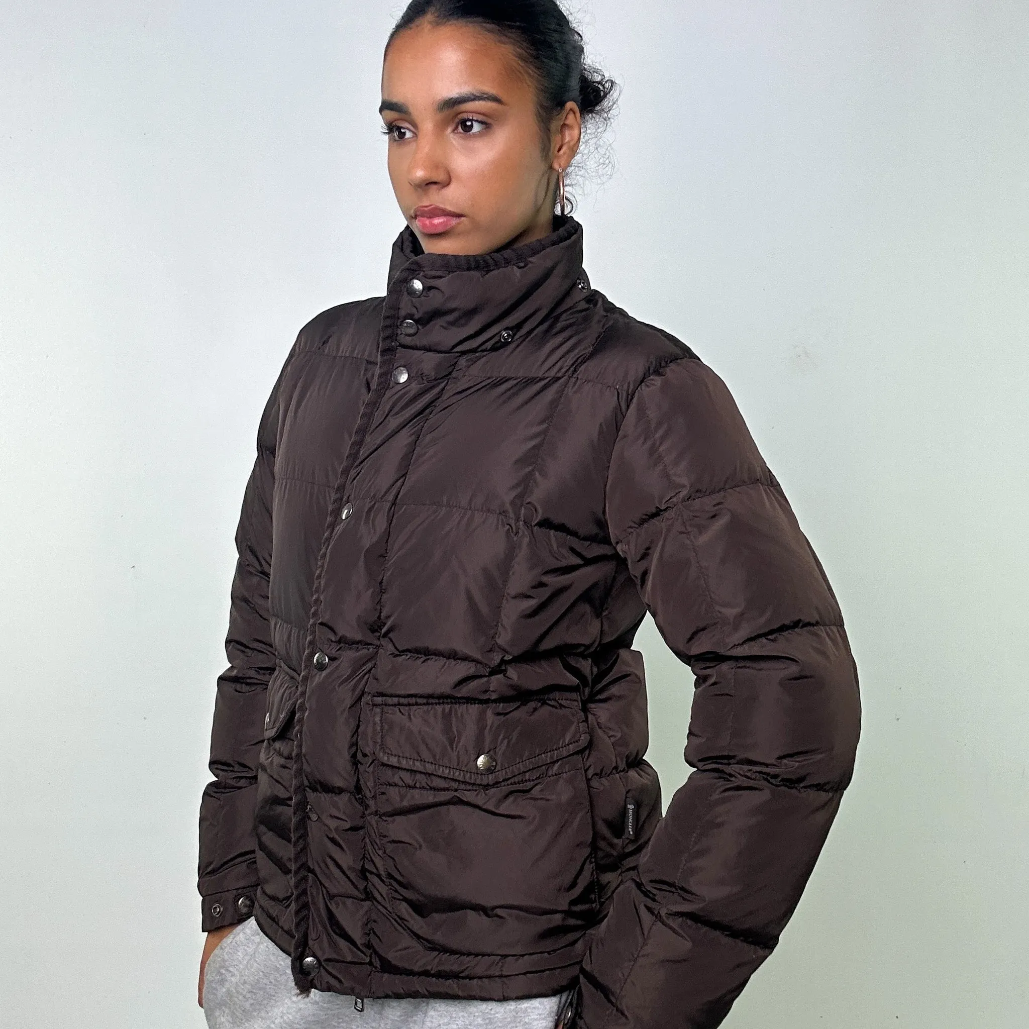 BROWN Y2KS MONCLER PUFFER JACKET COAT (