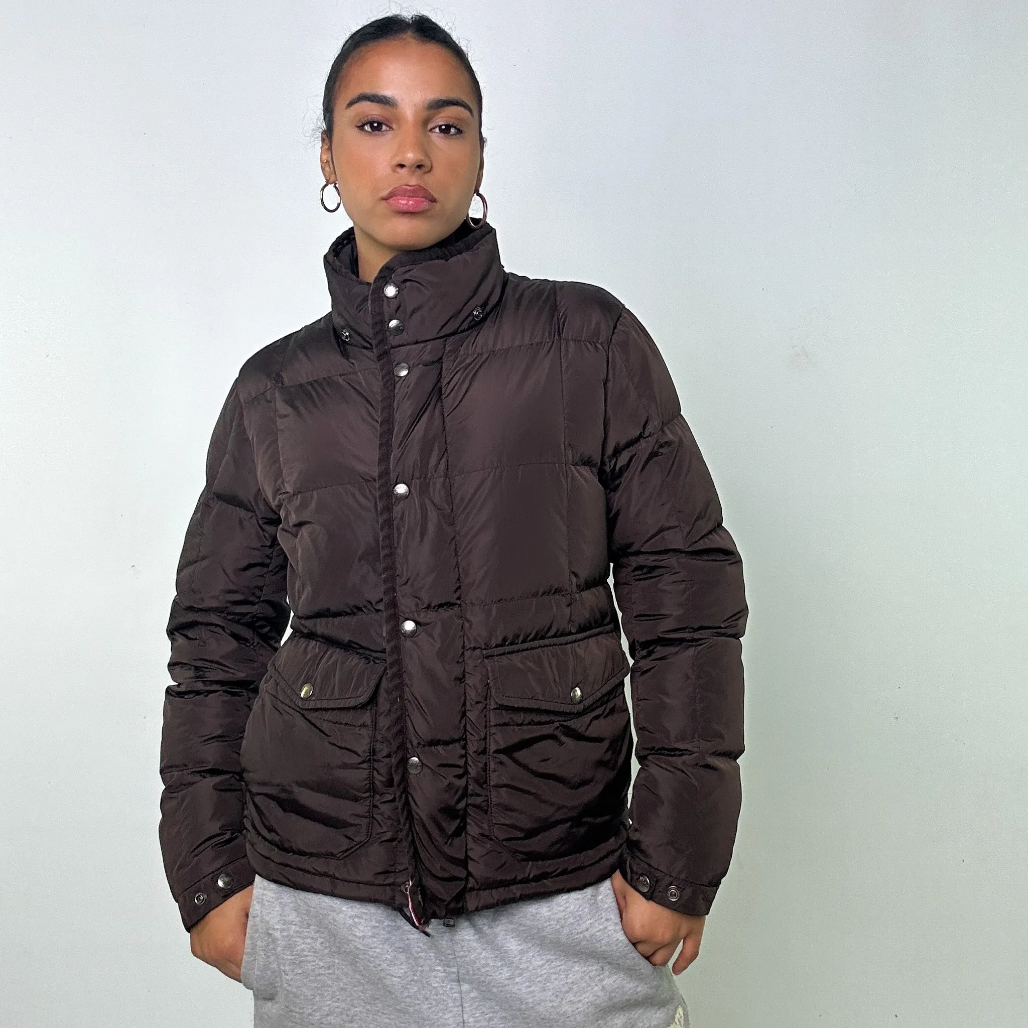 BROWN Y2KS MONCLER PUFFER JACKET COAT (