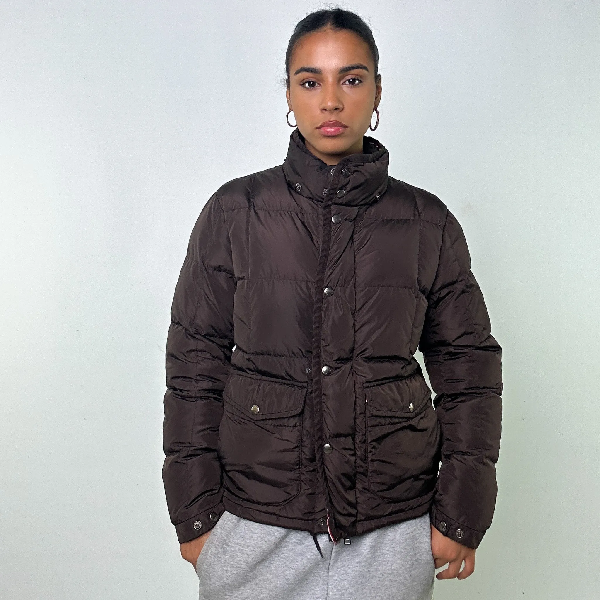 BROWN Y2KS MONCLER PUFFER JACKET COAT (