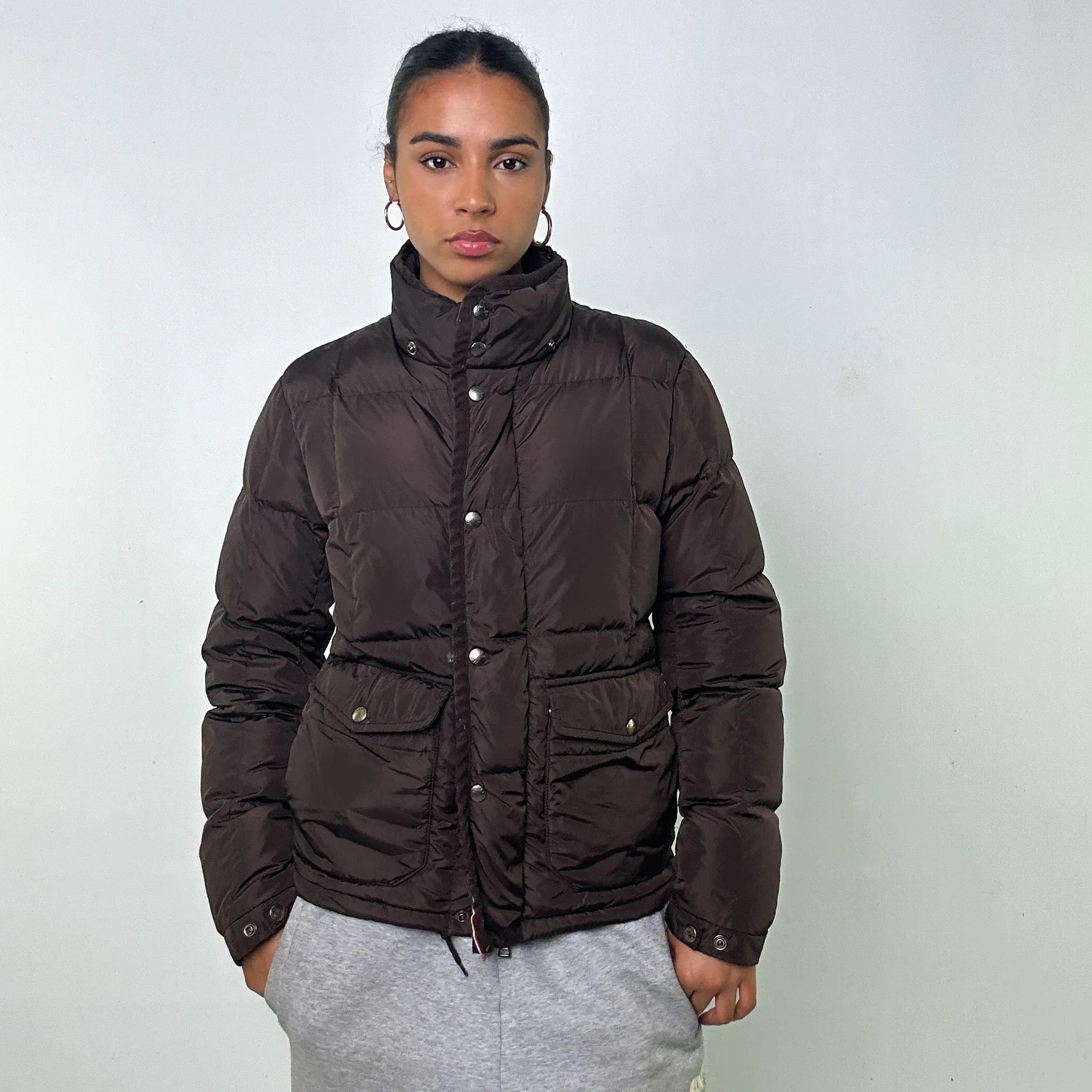 BROWN Y2KS MONCLER PUFFER JACKET COAT (