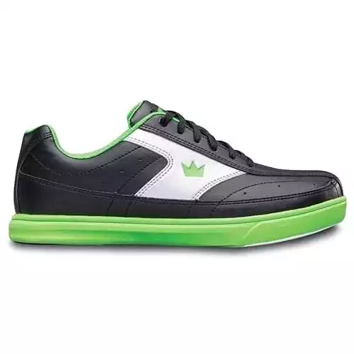 Brunswick Mens Renegade Bowling Shoes Black/Neon Green