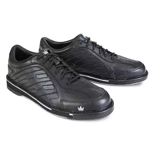 Brunswick Mens Team Brunswick Right Hand Wide Bowling Shoes Black