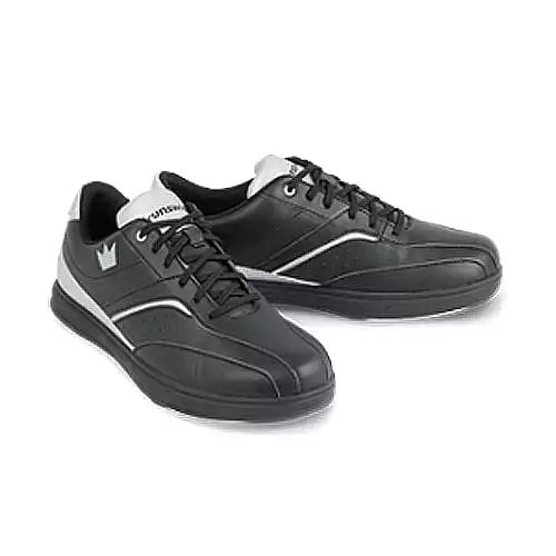 Brunswick Mens Vapor Bowling Shoes Black/Silver