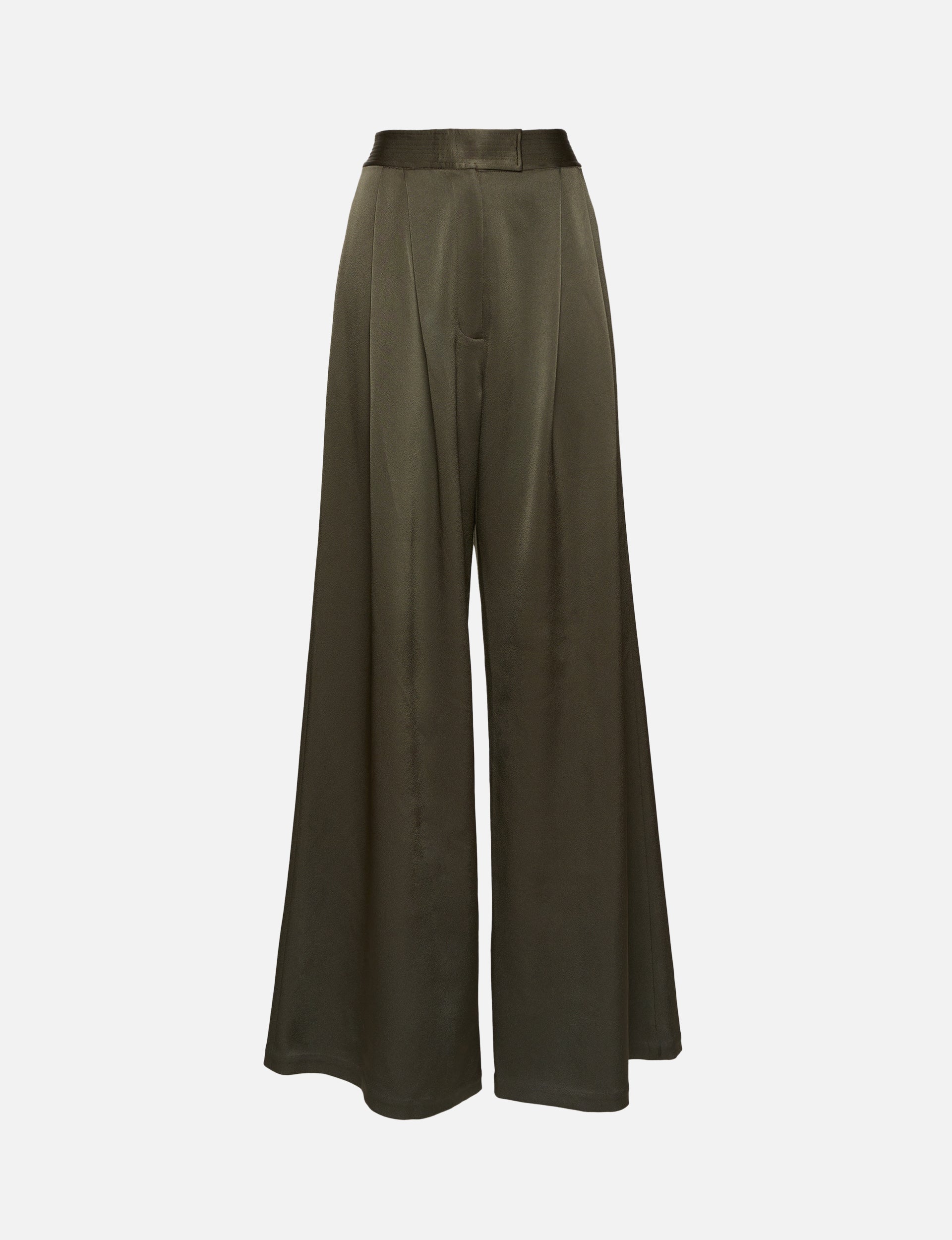 Cadence Satin Pleat Pant