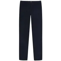 Canali Twill Cotton Stretch Chinos Navy