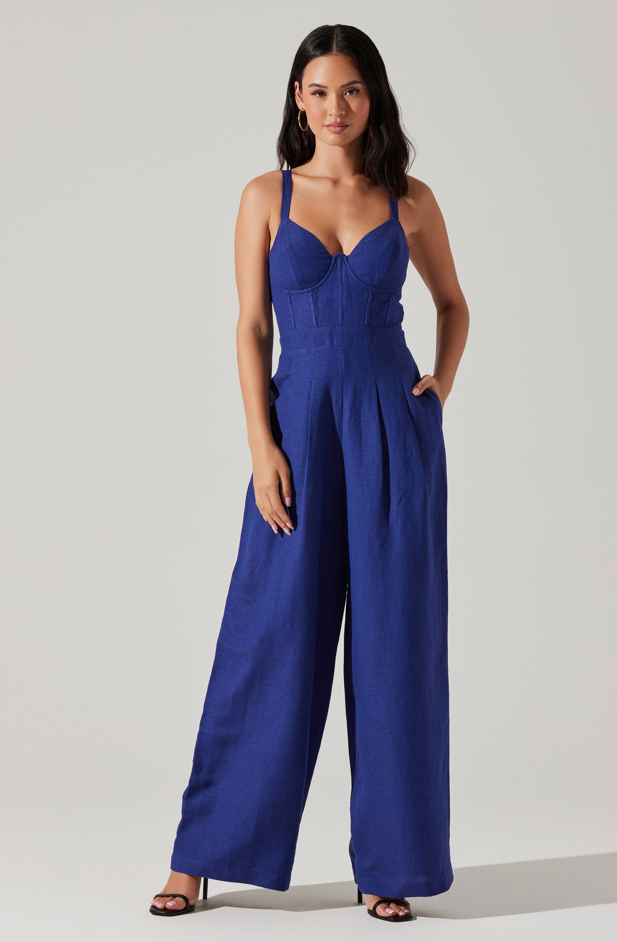 Caspar Wide Leg Jumpsuit