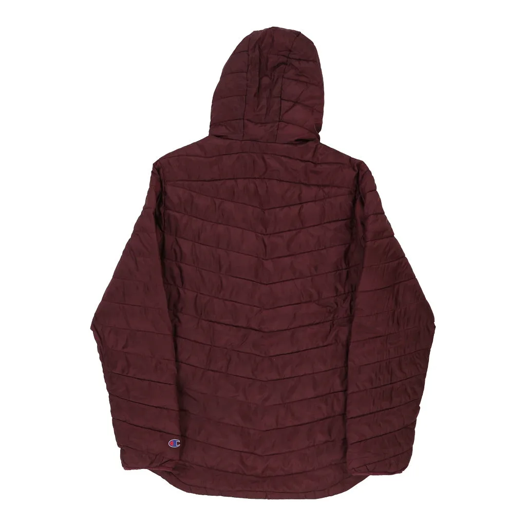 Champion Puffer - Medium Burgundy Polyester