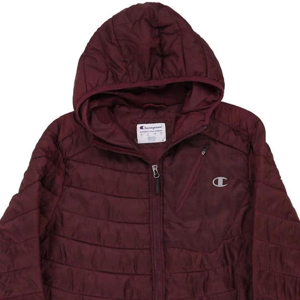 Champion Puffer - Medium Burgundy Polyester